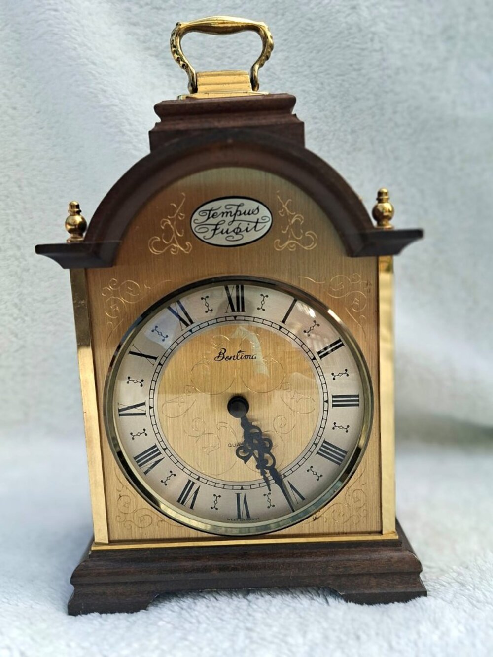 Vintage Bentima "Tempus Fugit" Mantel / Carriage Clock (West Germany) – Working